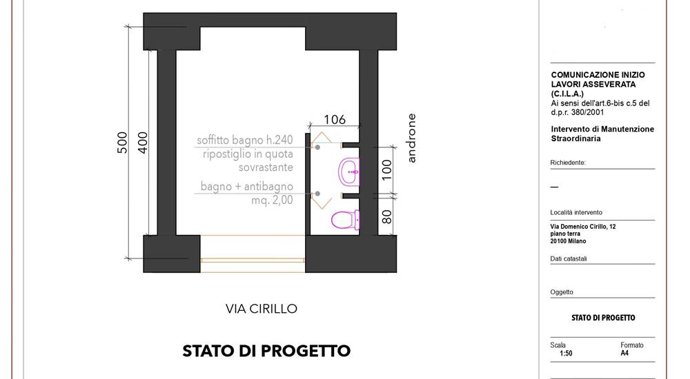 Stato di progetto